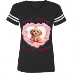 Ladies Relaxed Fit Vintage Sports Tee