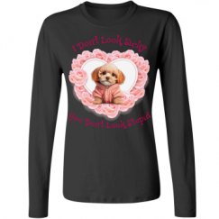 Ladies Relaxed Fit Basic Long Sleeve Tee