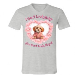 Unisex V-Neck Jersey Tee