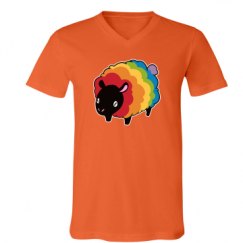 Unisex V-Neck Jersey Tee