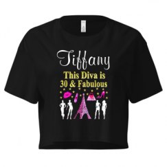 Ladies Festival Cali Crop Top Tee