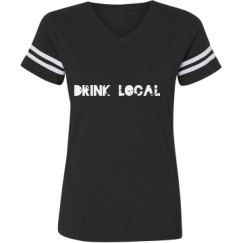 Ladies Relaxed Fit Vintage Sports Tee