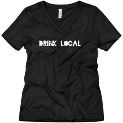 Ladies Relaxed Fit V-Neck Tee