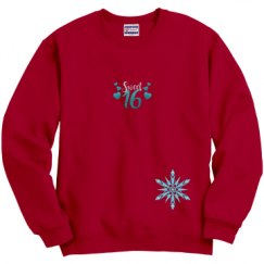 Unisex Film and Foil Crewneck Sweatshirt