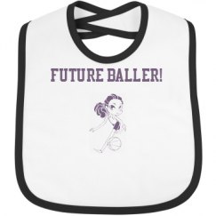 Infant Contrast Trim Bib