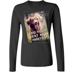 Ladies Relaxed Fit Basic Long Sleeve Tee