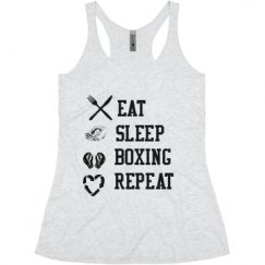 Ladies Slim Fit Super Soft Racerback Triblend Tank