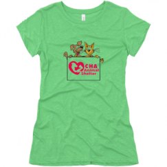 Ladies Slim Fit Super Soft Triblend Tee