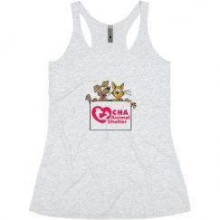 Ladies Slim Fit Super Soft Racerback Triblend Tank