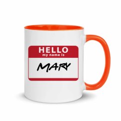 11oz Ceramic Mug with Color Inside