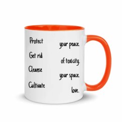 11oz Ceramic Mug with Color Inside