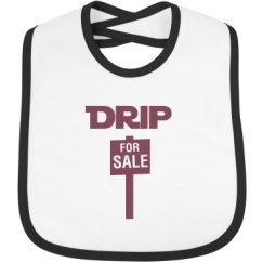 Infant Contrast Trim Bib