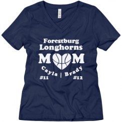 Ladies Relaxed Fit V-Neck Tee