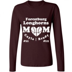 Ladies Relaxed Fit Basic Long Sleeve Tee