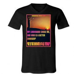 Unisex V-Neck Jersey Tee