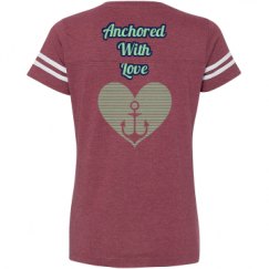 Ladies Relaxed Fit Vintage Sports Tee