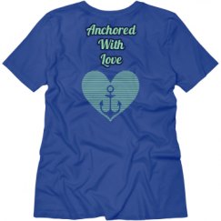 Ladies Relaxed Fit V-Neck Tee