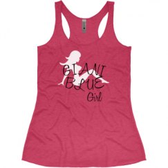 Ladies Slim Fit Super Soft Racerback Triblend Tank