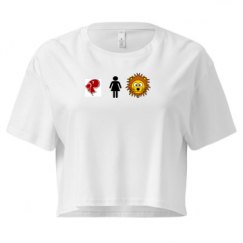 Ladies Festival Cali Crop Top Tee