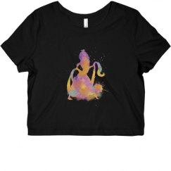 Ladies Slim Fit Crop Top Tee