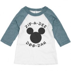 Toddler 3/4 Sleeve Raglan Tee