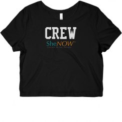 Ladies Slim Fit Crop Top Tee