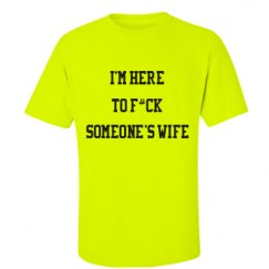 Unisex Ultra Cotton Safety Neon Crewneck Tee