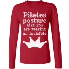 Ladies Relaxed Fit Basic Long Sleeve Tee