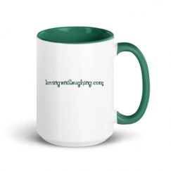 15oz Ceramic Mug with Color Inside