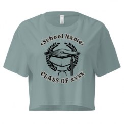 Ladies Festival Cali Crop Top Tee