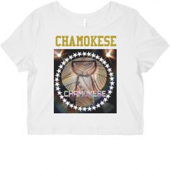 Ladies Slim Fit Crop Top Tee