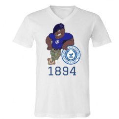 Unisex V-Neck Jersey Tee