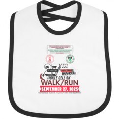 Infant Contrast Trim Bib