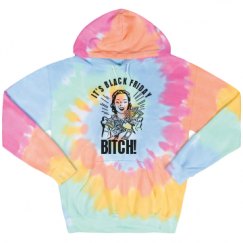 Unisex Tie-Dye Fleece Hoodie
