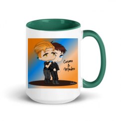 15oz Ceramic Mug with Color Inside