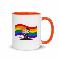 11oz Ceramic Mug with Color Inside