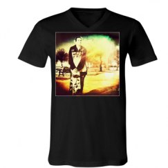 Unisex V-Neck Jersey Tee