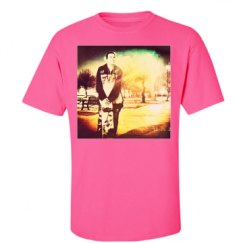 Unisex Ultra Cotton Safety Neon Crewneck Tee