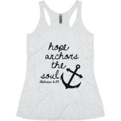 Ladies Slim Fit Super Soft Racerback Triblend Tank