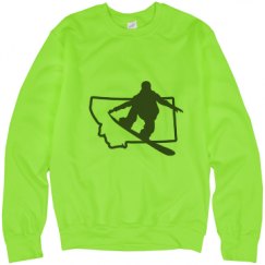 Unisex Neon Crewneck Sweatshirt