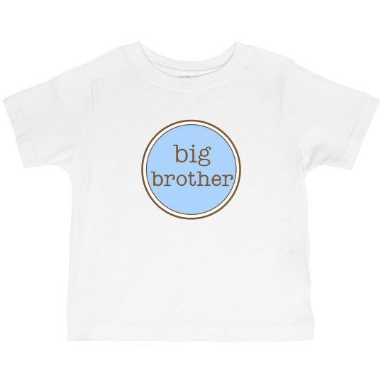Big Brother Shirt Blue Chocolate