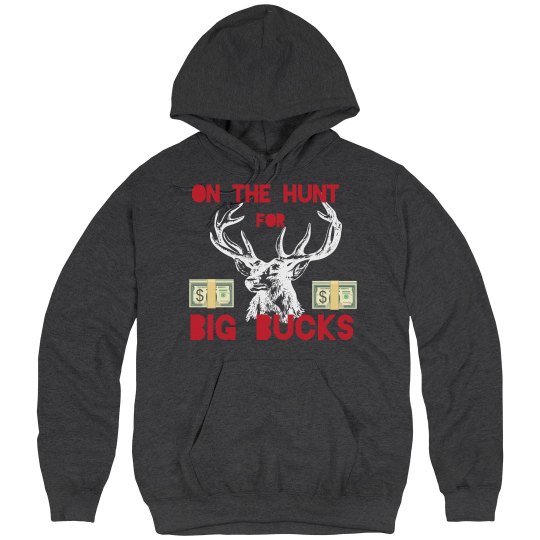 Big Bucks Hoodie Charcoal💰💰💰