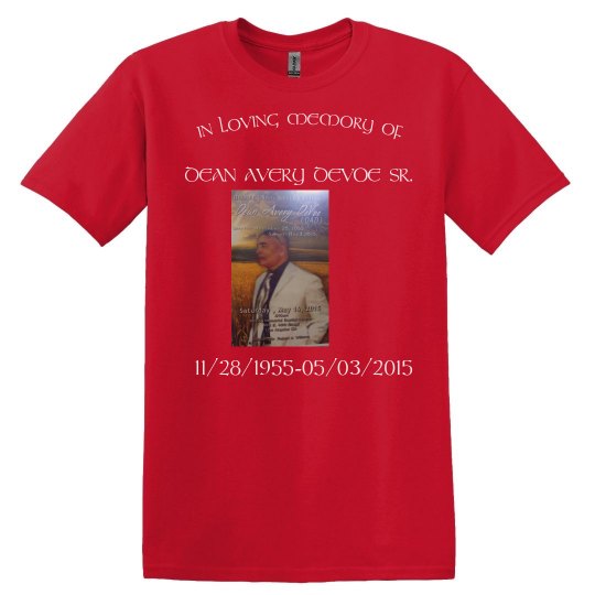 big dean mem.red tee