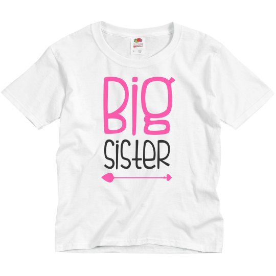 Big Sister T-shirt Arrow