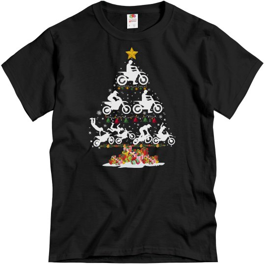 Biker Christmas Gift Awesome Biker Christmas Tree Biker