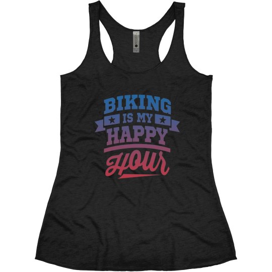 BIKING IS MY HAPPY HOUR