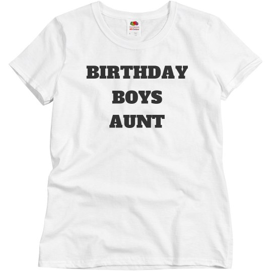 Birthday boys aunt