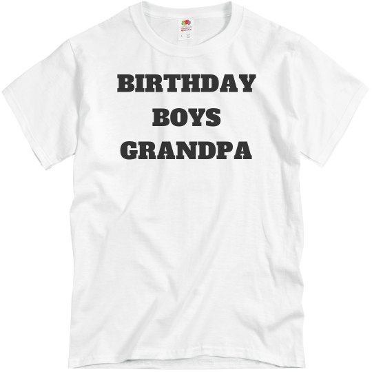 Birthday boys grandpa Birthday boys grandpa