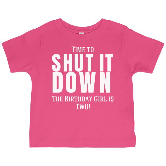 Birthday girl is two