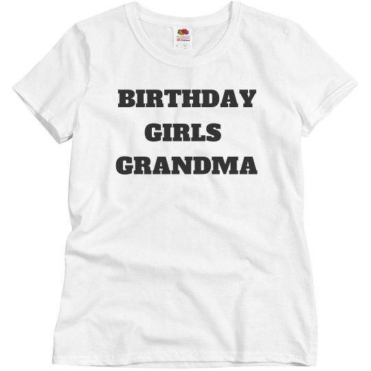Birthday girls grandma
